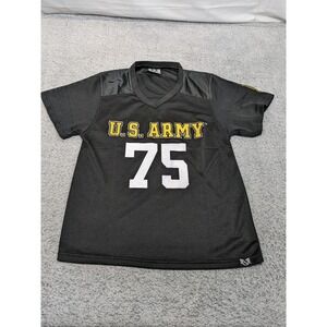 US Army Rapid Dominence Black Football Jersey Mens Medium 36" Chest